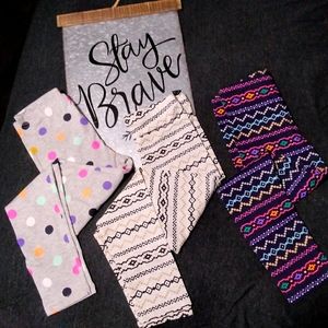 Back to School Print Leggings Bundle